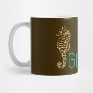 Giddyup Seahorse Mug